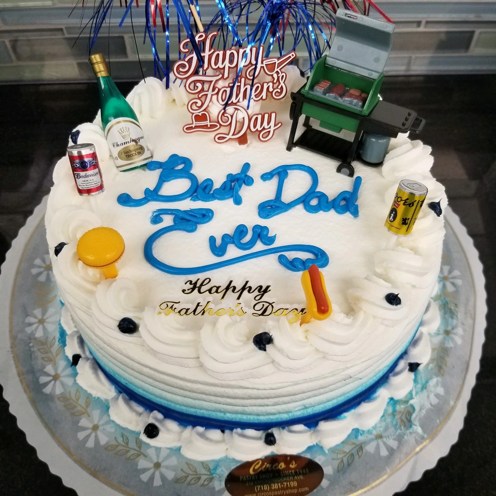"Best Dad Ever" Cake 8 inch Round Cake For Local Delivery or Pickup ONLY