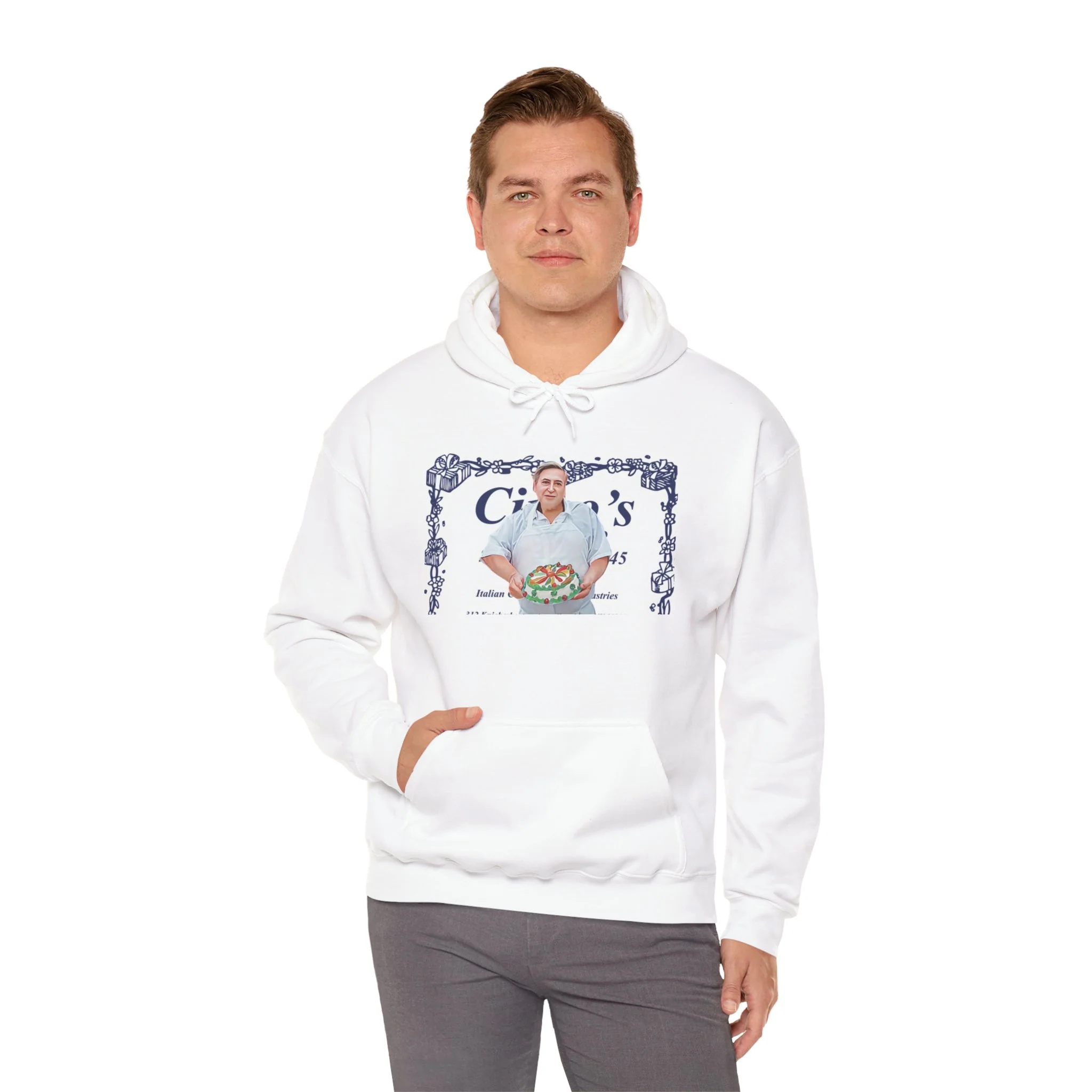 Circo’s Pastry Shop Hoodie — Vintage Bakery Logo Hoodie (Serving Since 1945) - Image 5