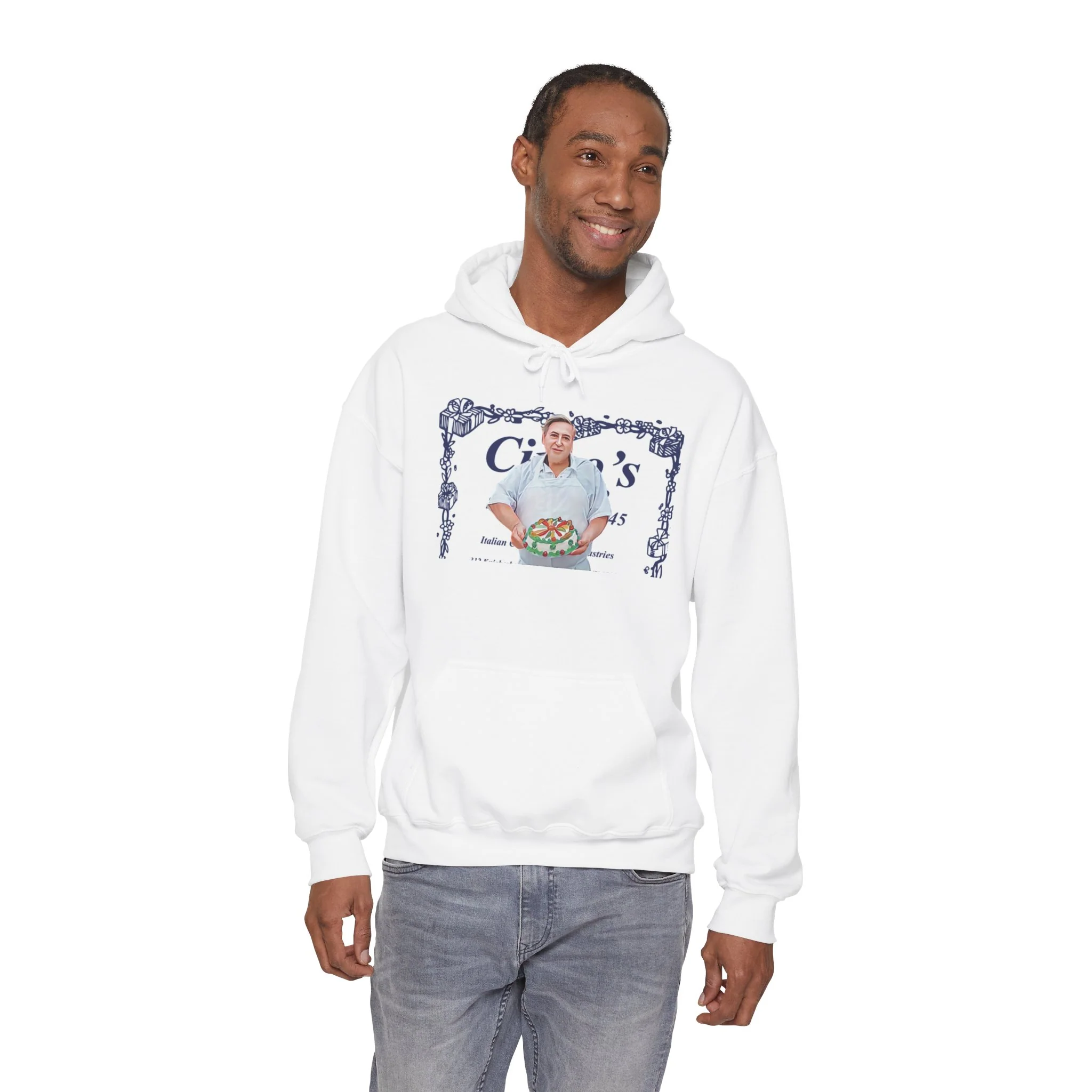 Circo’s Pastry Shop Hoodie — Vintage Bakery Logo Hoodie (Serving Since 1945) - Image 7